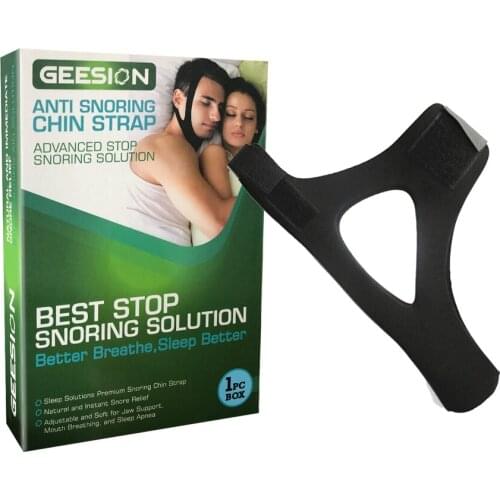 50PCS/lot Aliexpress Hot Sell Sleep Aid Anti Snore Device Triangle Type Stop Snoring Chin Strap Belt