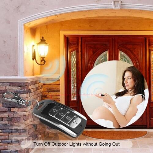 ABCD Wireless RF Remote Control 433 MHz 433.92mhz Electric Gate Garage Door Remote Control KeyChain Controller