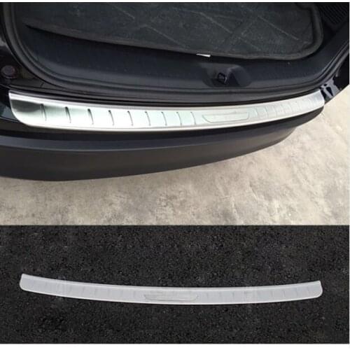 ACCESSORIES FIT HOT FOR TOYOTA HIGHLANDER 2014 2015 KLUGER REAR BUMPER PROTECTOR STEP PANEL BOOT COVER SILL PLATE