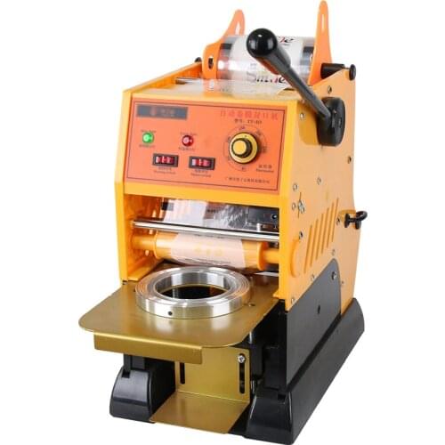 Manual cup sealing machine plastic/paper bubble tea cup sealer commercial cup sealing machine seal 9.5cm PP/paper mater