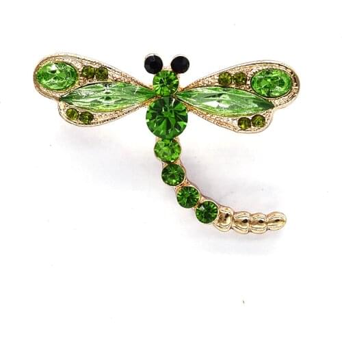Dragonfly Brooch Rhinestone Pin brooches C261 K