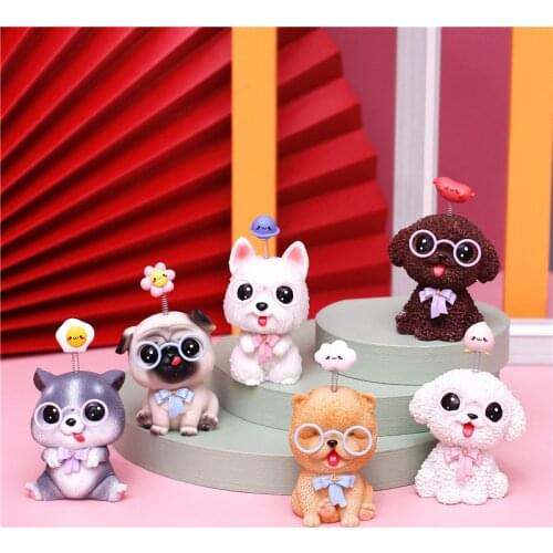 For Teen Home Living Aesthetic Room Office Decor Bedroom Decoration Kawaii Accessories Figurines for Interior Animal Figurines