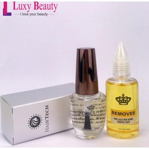 Hair Wig Glue Bond+Hair Remover Kits Professional Toupee Glue Hair Super Adhesive For Lace Frontal Hair Extension