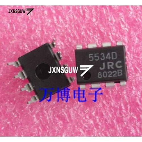 10pcs Original JRC IC Chipset NJM5534D Adapter Converter 5534D Operational Amplifier 5534 5534D DIP Dual op amp made in Japan