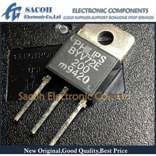 New original 10PCS/Lot BYV72E-200 BYV72-200 or BYV72E-150 or BYV72E-100 TO-218 30A 200V FRED Ultrafast Rectifier Diode