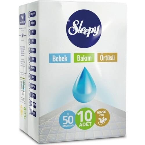 Sleepy Baby Nursing Cover New White 60 X90 cm 10'lu (1 Package)