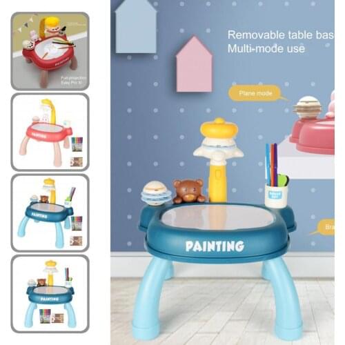 Educational Tool Art Projector Toy Reusable Practical Ability Fashional Child Smart Projector Sketcher Desk