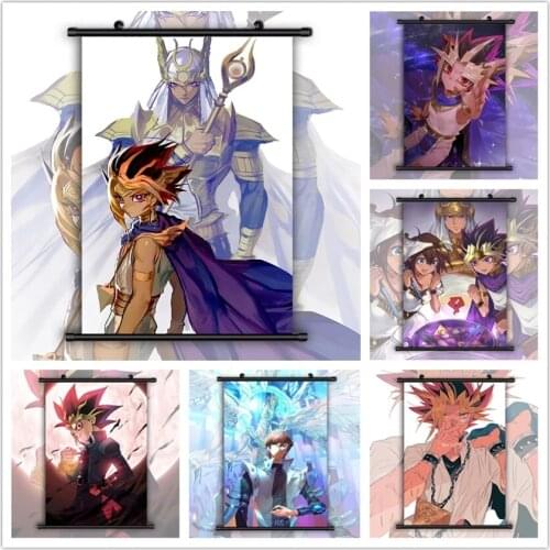 Canvas Print Yu-Gi-Oh Duel Monsters Pharaoh Boy Painting Wall Art Picture Poster Home Decor Plastic Hanging Scrolls Living Room
