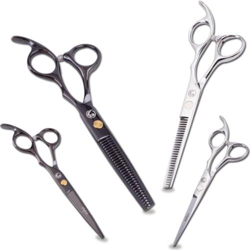 6 Inch Professional Hair Scissors Thinning Barber Cutting Hairdressing Stainless Steel Multi-color High Quality Salon Shears