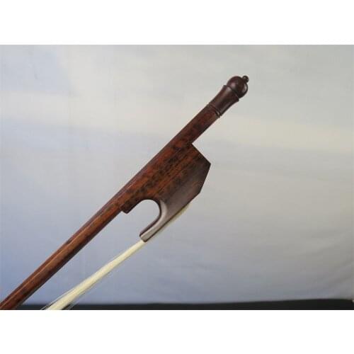 Professional Baroque style Letterwood 4/4 cello bow,Letterwood frog