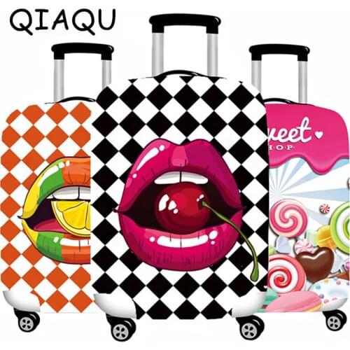 QIAQU Luggage Elastic Suitcase Cover Travel accessories Luggage Protective Cover Elastic Protective For 18-32inch Suitcase Cover