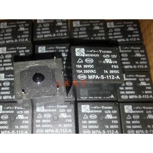 Relay MPA-S-112-A commonly used, 4-pin 10A-12V