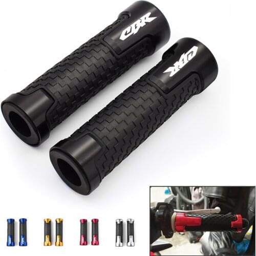Motorcycle Handle Grips Ends Racing handlebar CNC 22mm 7/8"cafe racer For Honda CBR 600 F2,F3,F4,F4i CBR600F CBR 600F 600 F 2007
