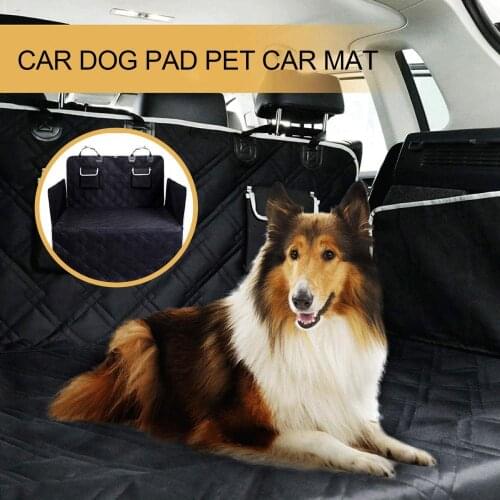 Dog harness waterproof back pet dog car seat cover cushion with safety belt hammock protector Perro