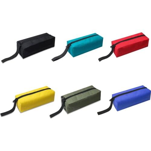 Portable Waterproof Electrician Tool Bags Oxford Cloth Hand Tools Screws Nails Drill Bit Metal Parts Bag with Wristband