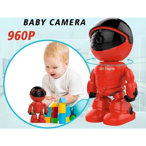 360sight Free App Smart Home Camera IP Wifi 960P Resolution Robot Camera Taking photos/Video Functions, Smart Robot Baby Monitor