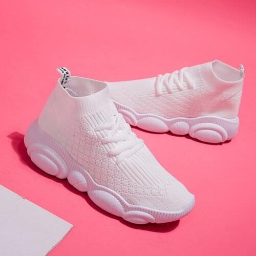 2019 New Women Sneakers Summer Fashion Breathable Air Mesh Lace Up Casual Shoes Ladies Soft Flat Comfort Walking Shoes G1-08