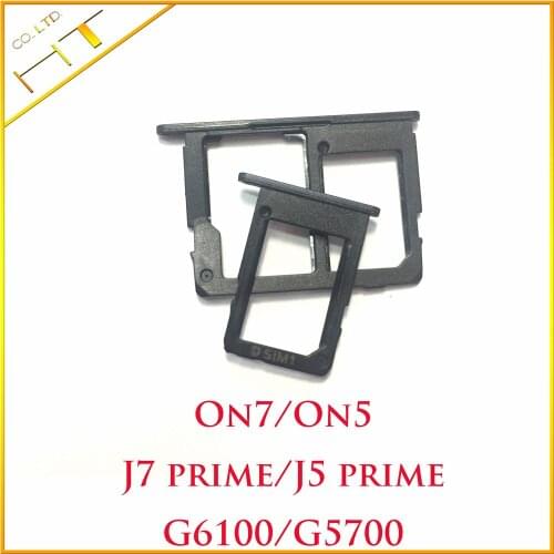 10set For Samsung Galaxy J5 prime J7 prime On5 On7 G6100 G5700 Nano SIM Card micro SD Tray Holder Slot Adapter
