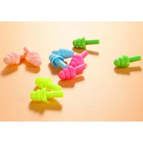 10Pairs/Lot Super Soft Silicone Ear Plugs Reading Sleeping Noise Reduction Prevention Earplugs Sound Insulation Ear Care Tool