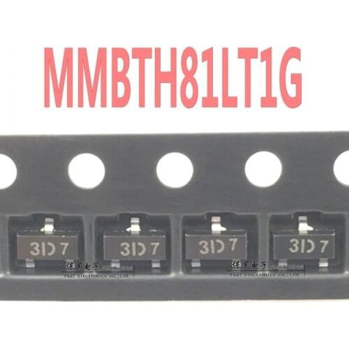 10pcs 100% orginal new transistor MMBTH81LT1G MMBTH81 silk screen 3D SOT-23 real stock