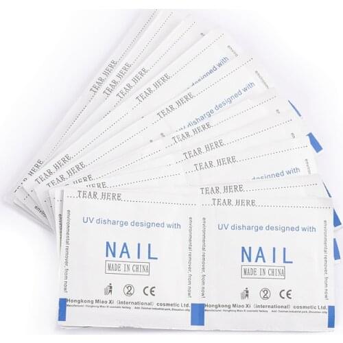 ROSALIND Professional 10PCS/LOT UV Gel Nail Polish Remover Wraps Nail Art Gel Polish Nail Art Cleaner Nails Care Tools