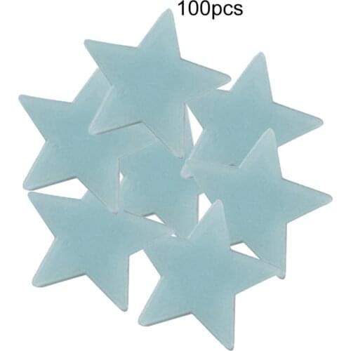 3D Stereo Wall Stickers Luminous Stars Moon Stickers Stereo Wall Stickers Fluorescent Stickers Wall Decoration