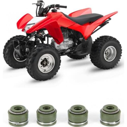 4Pcs Valve Seals Replace Accessories Fit for Honda TRX400EX 2009 2010 2011 2012 2013 2014 fit for Honda TRX400X