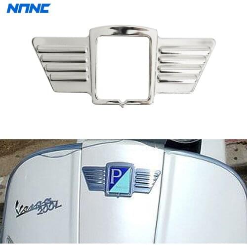 Motorcycle Chrome Wings Logo Trim Case for Piaggio Vespa GS150 GS160 SS180