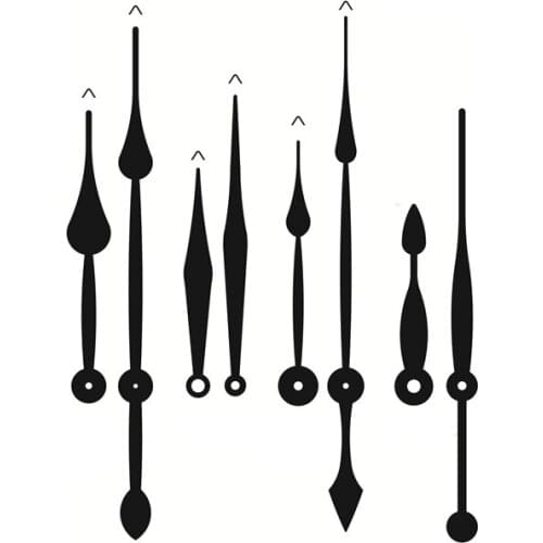 DHL 100Sets Clock Movement Mechanism Parts DIY Tool with Hands Quiet Silence Movement with hook Clock Parts Tools 28mm shaft