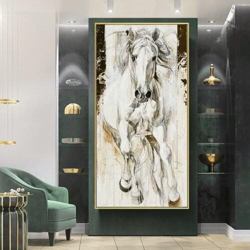 Home Painting Wall Art Canvas Print Animal Picture The Horse Painting For Living Room Home Decor No Frame