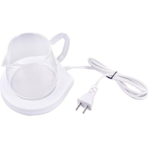 Warmer Heater Pad Electric Powered 220V White Electric Powered Cup Warmer Heater Pad Coffee Tea Milk Mug Office Kitchen House