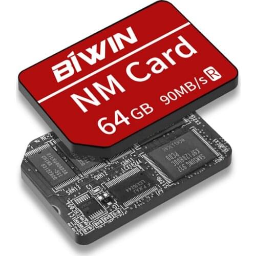 Biwin Huawei NanoMemory Card 128GB NM Card NM Memory Card Up to 90MB/s Compatible with Huawei P30/P30 Pro/Mate X/Mate XS/Mate 40