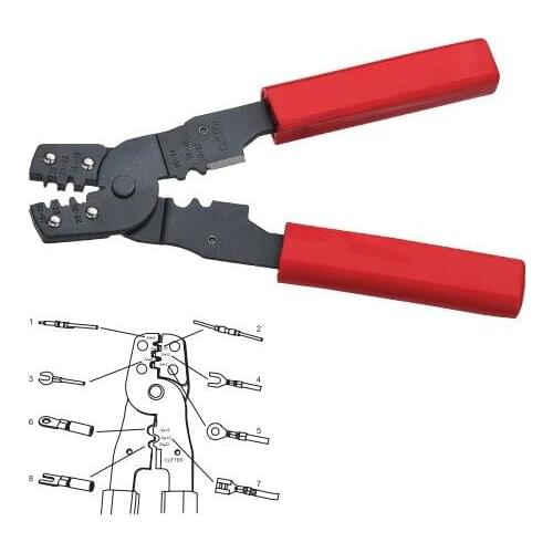 Multifunctional line pressing clamp the HS-202B cold press clamp wiring terminal cutters telephone plug crimping pliers