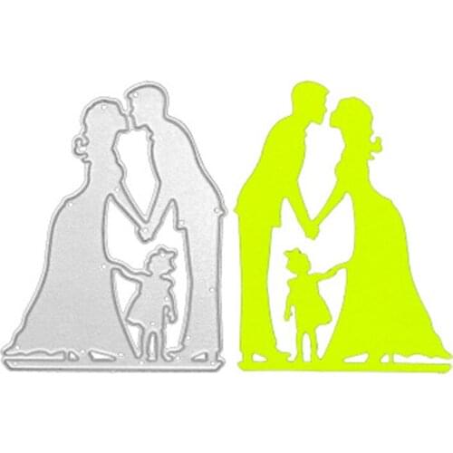 One Family Metal Cutting Dies Scrapbooking Stencils Children DIY Cutting Dies Scrapbooking Paper Cards Dies Album Craft Stamp