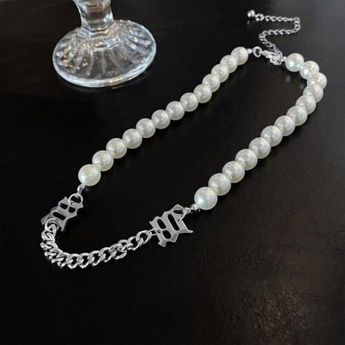 New Arrival Imitation Pearl Choker Necklace For Women Asymmetric Romantic Clavicle Chain 2021 New Birthday Gift