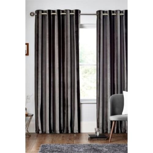 Perle Home 230x230 Luxury Velvet Gray Eyelet Rustic Backdrop Curtain Acoustic Ring Lux 100 Velvet Curtain