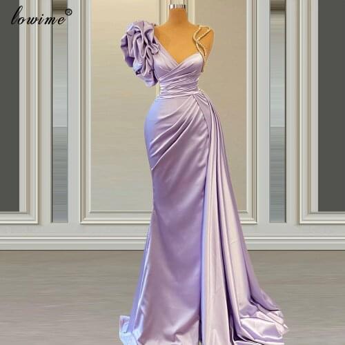 Plus Size Lavander Simple Cocktail Dresses Long Mermaid Celebrity Dressess Middle East Wedding Party Dresses Robes De Cocktail