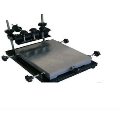 Manual solder paste printer,PCB SMT stencil printer M size 440x320mm High quality NE