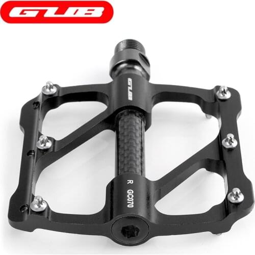 GUB GC070 Ultralight Bicycle Pedal 3 Bearing Mountain Road Bike Pedals Carbon Fiber Bushing MTB Cycling Parts