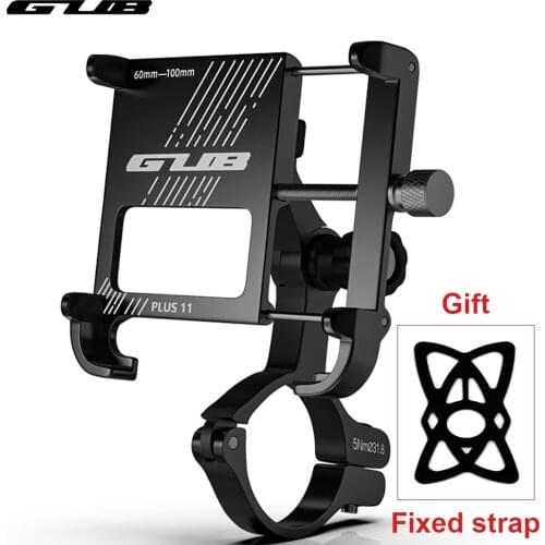 Bike Phone Holder Aluminum Phone Suporte Bicycle Mobile Cellphone Video Stand Motorcycle Handlebar Clip Accessories For 4"-7.5"
