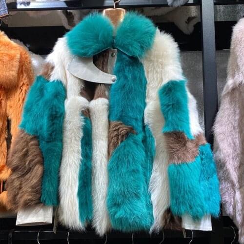 YEBOTISSY Long Fur Coats