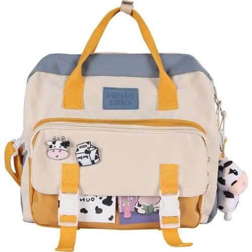 Women Multifunctional Backpack Portable Travel Bag Student Small Schoolbag