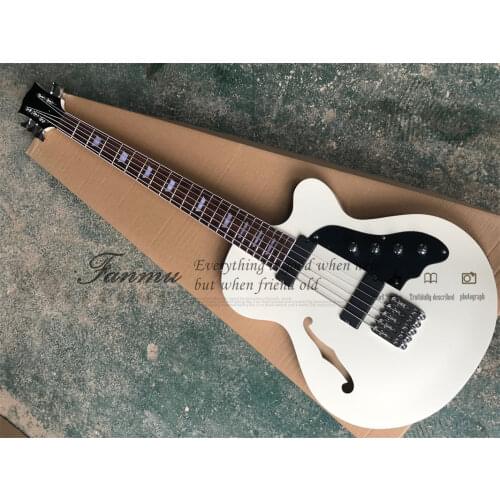 Unique orphan 4 strings bass guitar,blue sliver basswood body,irregular bass，rosewood fingerboard,chrome button