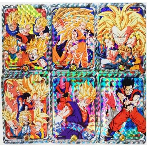 9pcs/set Jumbo French Super Saiyan Dragon Ball Z Heroes Battle Card Ultra Instinct Goku Vegeta Game Collection Cards