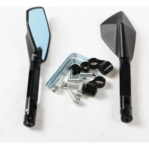 CNC Motorcyle Side Mirrors For Kawasaki Z1000 Z750 ER-6F ER-6N Street bike Cruiser Chopper VN
