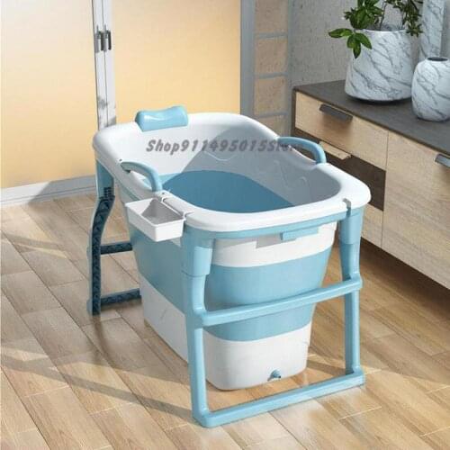 Household Foldable Bath Barrel Thickened Can Sit On The Bath Tub Adult Bath Barrel Portable Bathtub Full Body Sweating Artifact