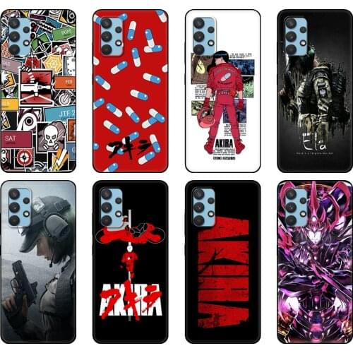 Black tpu Case For Samsung galaxy A32 A42 A52 A72 4g 5g S21 PLUS ultra back cover AKIRA Voltron Rainbow Six Siege YuGiOh