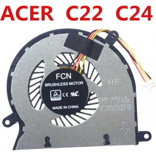 Laptop Replacement Part for ACER Aspire C22 C22-760 C22-962 C22-820 C24 C24-865 CPU cooling fan FCN DFS1503059U0T FK0P cooler