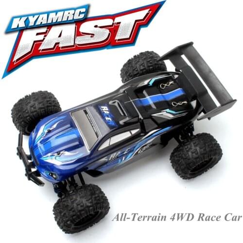 KYAMRC 1:18 RC Race Car All Terrain 4WD Off-Road 2.4GHz Remote Control Crawler Damping Truck 35KM/H High Speed RC Toy Car