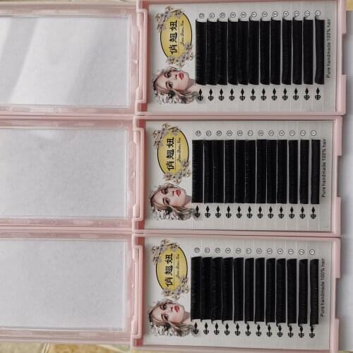 Easy Fanning Eyelashes for Extensions Fan Easy Eyelash Bloom Flare Eye Lash Russian Eyelash Extensions Volume Cilia Silk Lash